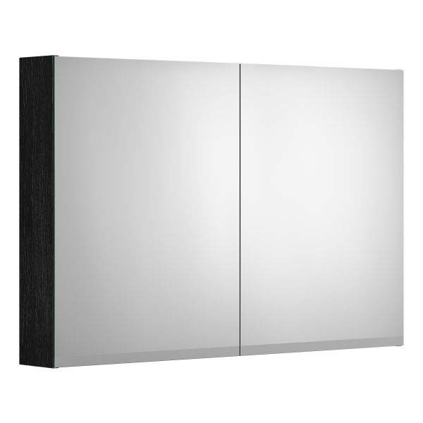 Spegelskåp Gustavsberg Artic svart, 100 cm 