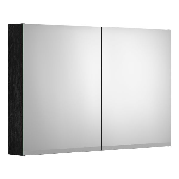 Spejlskab Gustavsberg Artic sort, 100 cm 