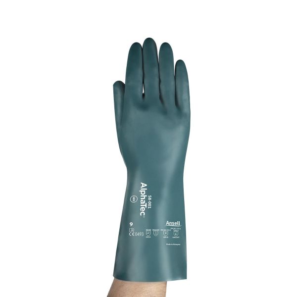 Kemikaliehandske Ansell AlphaTec 58-001 ESD Nitril 8