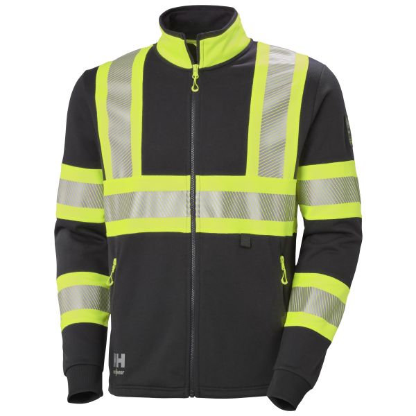 Collegepaita Helly Hansen Workwear ICU 79274-369 huomioväri, zip-up Hi-Vis-keltainen M