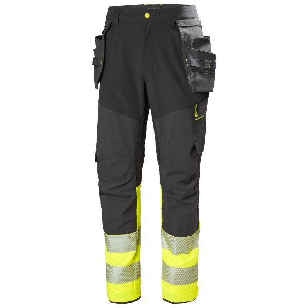 Arbeidsbukse Helly Hansen Workwear ICU BRZ 77500-369 varsel, klasse 1 Hi-Vis gul C48