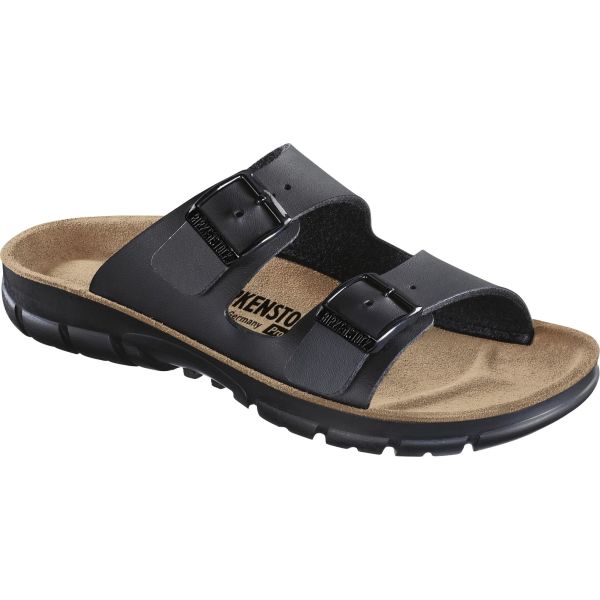 Arbejdsandal Birkenstock Bilbao 52079342 sort, snæver pasform 42