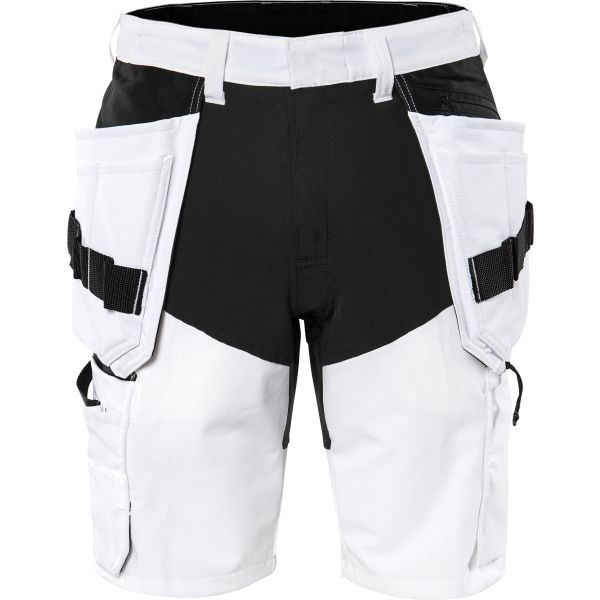 Håndværker shorts Fristads 2762 LWS Hvid/Sort C52