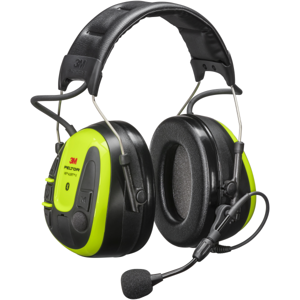 Hörselskydd 3M Peltor WS Alert X Bluetooth & mobilapplikation, hjässbygel 