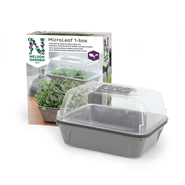 Minikasvihuone Nelson Garden Micro Leaf  1 laatikko