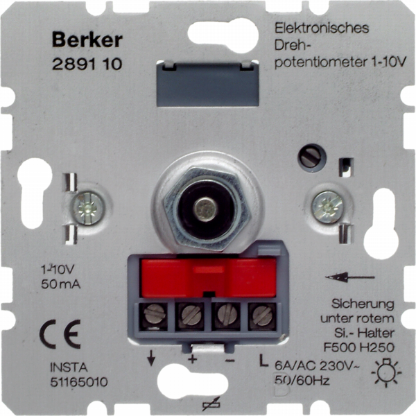Potensiometer Hager 289110 1-10V, LR 