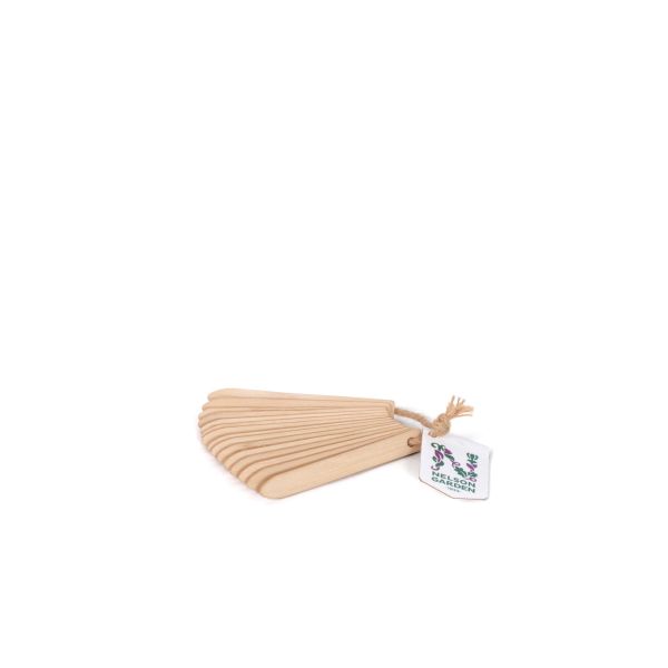 Strikkeetiket Nelson Garden 5997 bambus 10 cm, 15-pak