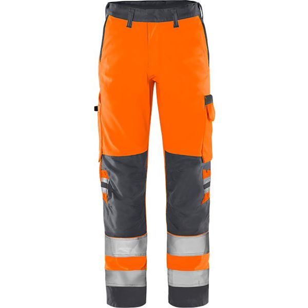 Håndværkerbukser Fristads 2651 GPLU Høj synlighed orange/grå Hi-Vis Orange/Grå C146