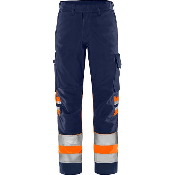 Håndværkerbukser Fristads 2649 GPLU Bemærk, marineblå/orange Marineblå/Orange C146