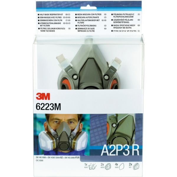 Halvmask 3M 6223M medium 