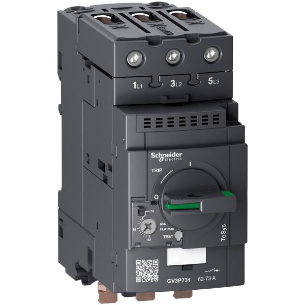 Motorvernebryter Schneider Electric GV3P731 med Everlink-tilkobling 62–73 A
