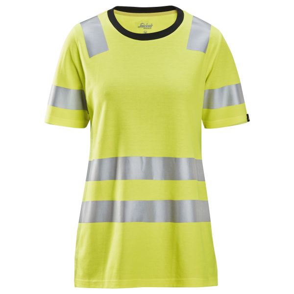 T-paita Snickers Workwear 2537 huomioväri, keltainen Huomioväri, Keltainen XS