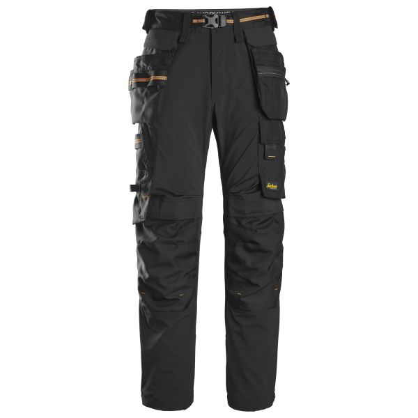 Håndværkerbukser Snickers Workwear 6515 AllroundWork sort, vindtæt, med stretch 44