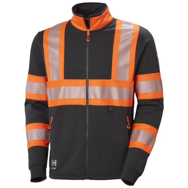 Collegepaita Helly Hansen Workwear ICU 79274-269 huomioväri, zip-up Hi-Vis-oranssi L