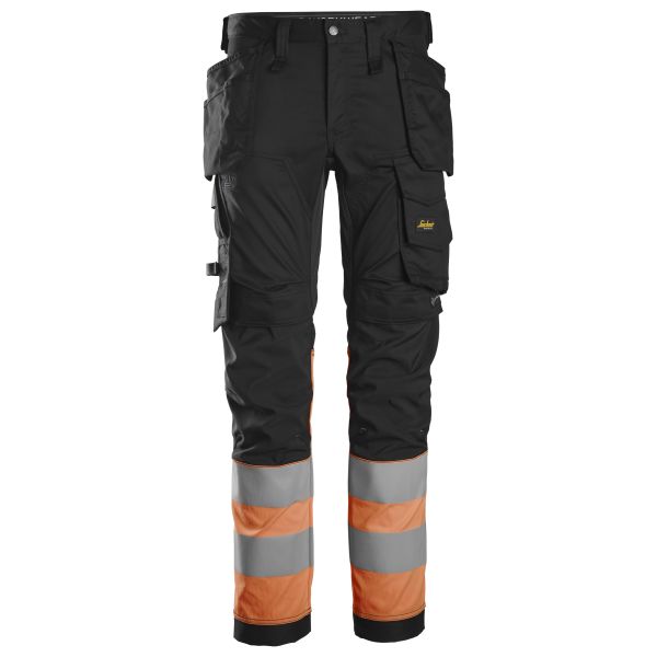 Työhousut Snickers Workwear 6234 musta/oranssi Musta/Oranssi 52