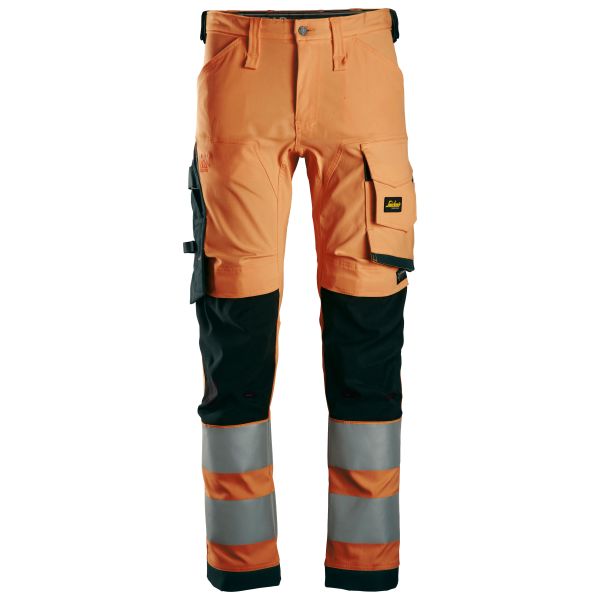 Työhousut Snickers Workwear 6343 oranssi/musta Oranssi/Musta 44