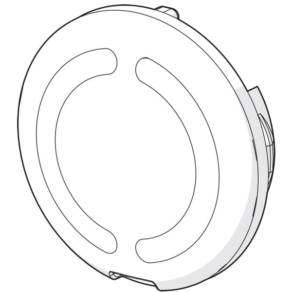 Dekselplate Oras 159020/10 med temperatursymboler 