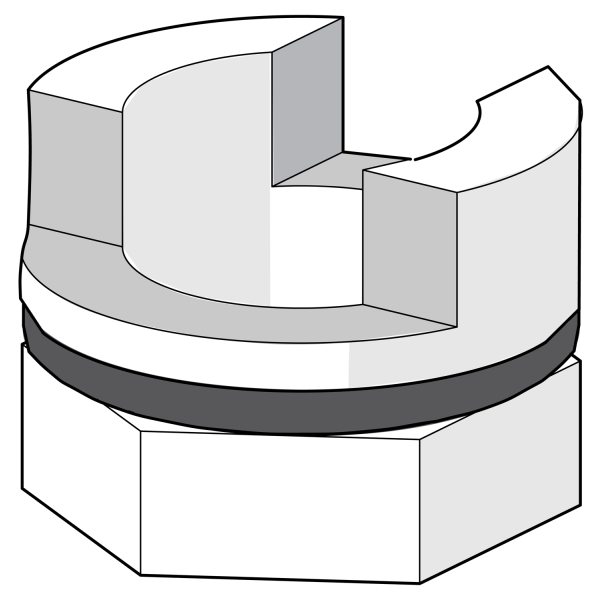 Rørbarriere Oras 159667/10 0–60° 