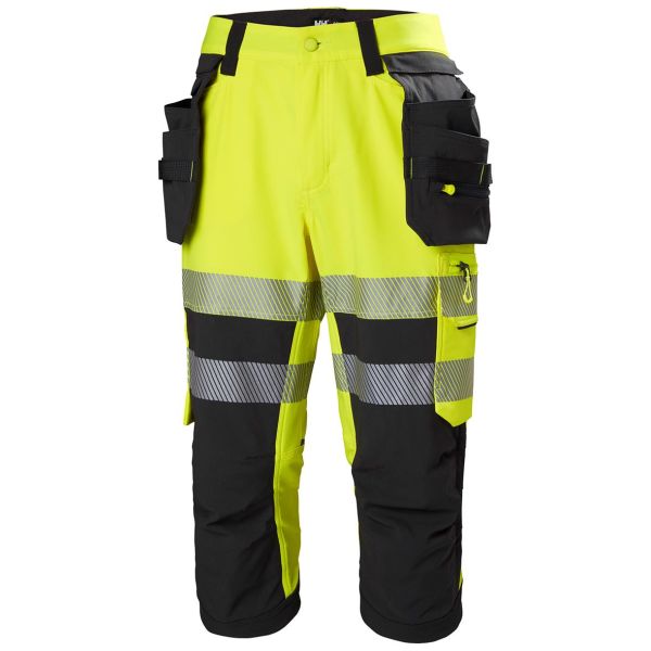 Arbetsbyxa Helly Hansen Workwear ICU BRZ 77502-369 piratbyxa, varsel Hi-Vis Gul C44