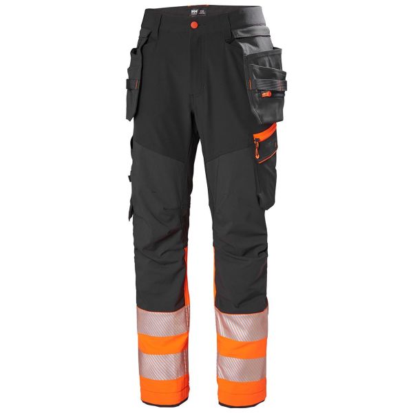 Arbeidsbukse Helly Hansen Workwear ICU BRZ 77500-269 varsel, klasse 1 Hi-Vis oransje C62