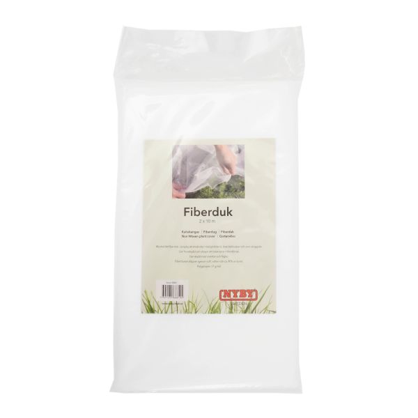 Fiberdug Nyby Bruk 6682 17g/m², hvid 2x10 m