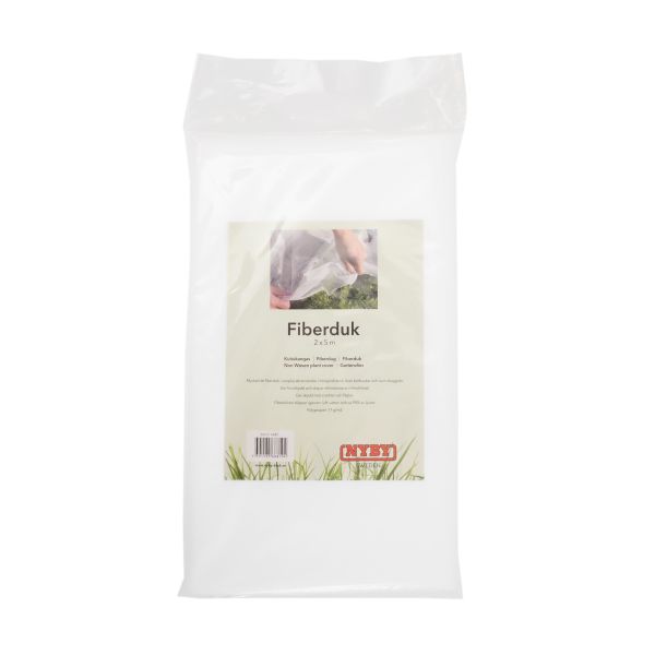 Fiberdug Nyby Bruk 6681 17 g/m², hvid 2x5 m