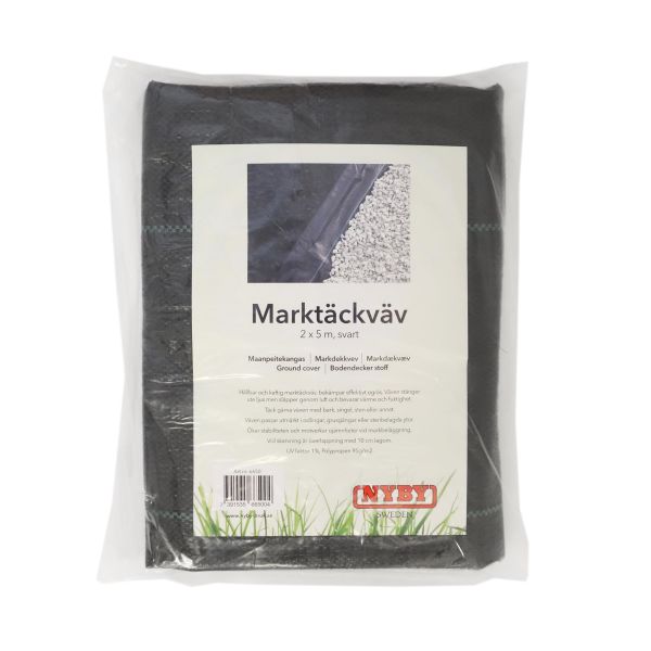 Ukrudtsdug Nyby Bruk 6650 100g/m², sort 2x5 m