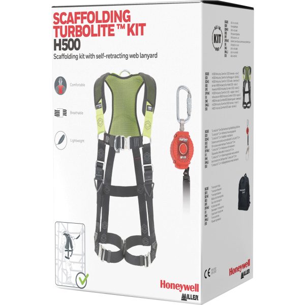 Stilladssæt Honeywell Miller Turbolite H500 max 140 kg, 2 m livline 