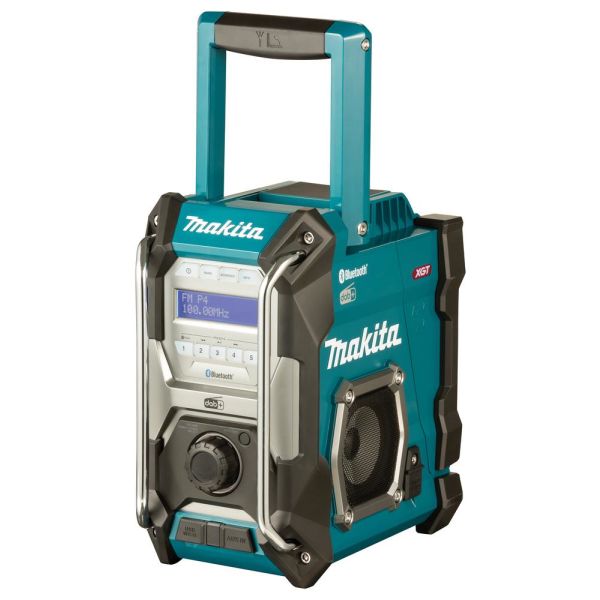 Byggepladsradio Makita MR004GZ med Bluetooth, uden batteri og oplader 