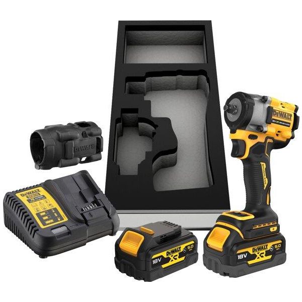 Slagnøgle Dewalt DCF923P2G-QW med batteri og oplader 