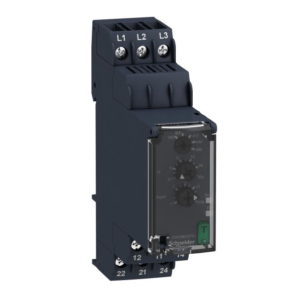 Kontrollrelä Schneider Electric RM22TA33 3-fas 