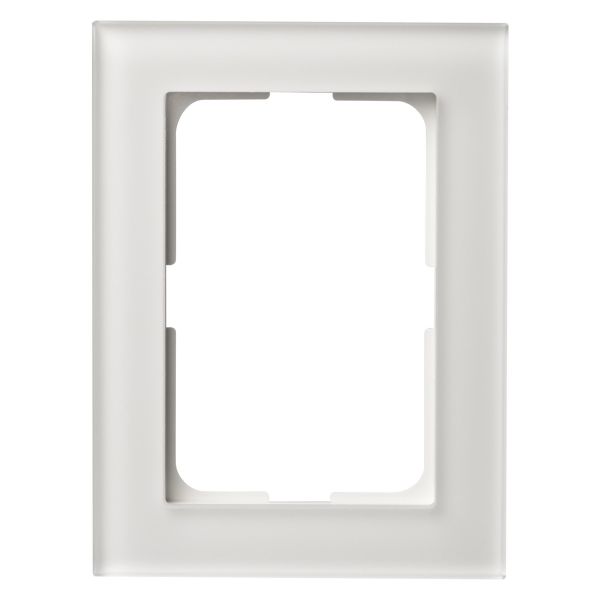 Kombinationsram Elko Plus Option för Plus Option 1,5-fack Glas, kritvit