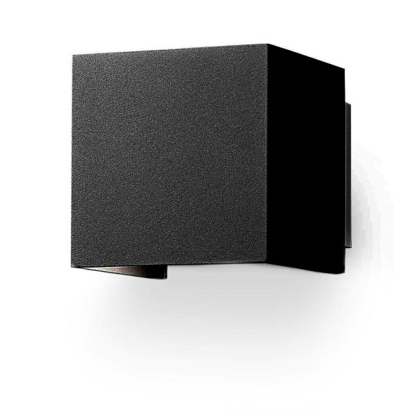 Ulkoseinävalaisin Westal Illusion Box 6 W, 600 lm, 3000 K Musta