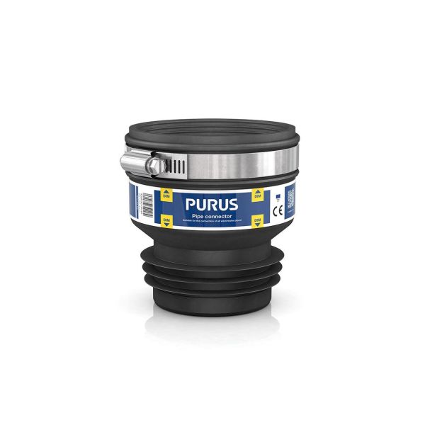 Gumminippel Purus 3032526 plug-in, svart 