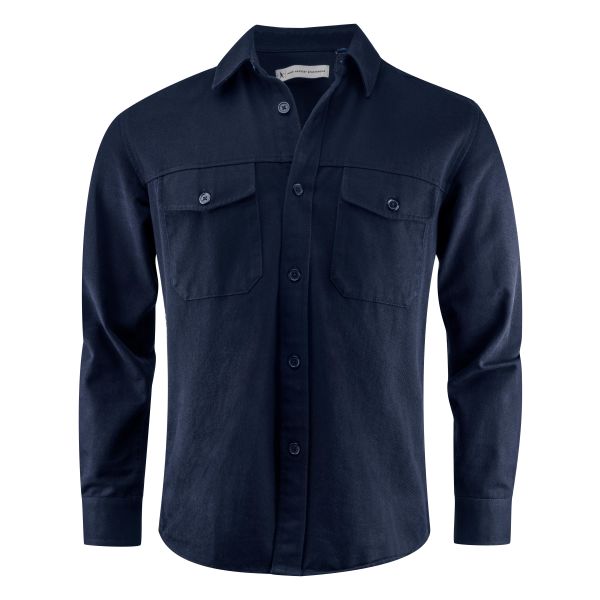 Skjorte James Harvest Highwoods Marineblå Marineblå XXS