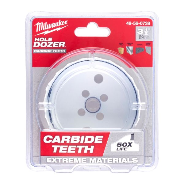 Hulsav Milwaukee Hole Dozer Carbide TCT, hårdmetal Ø 83 mm