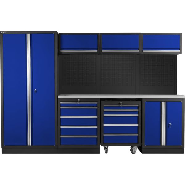 Garageindretning PELA 519757 2955x2000x460 mm Blå