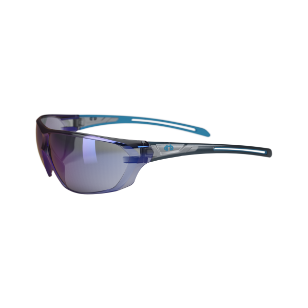 Vernebriller Hellberg Helium tåke- og ripebeskyttelse, klar linse Blå speillinse