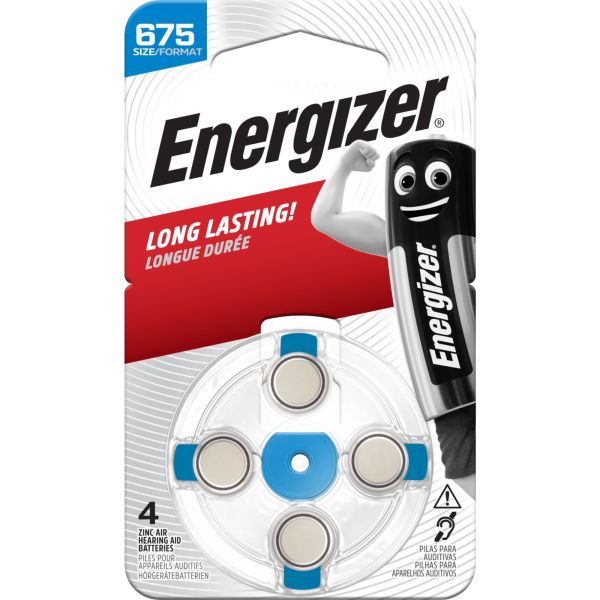Høreapparatets batteri Energizer Hearing Aid 675, 1,4 V 675