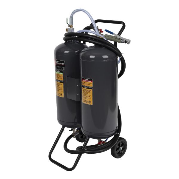 Dobbelt blaster PELA 497943 Sand og soda, 26 liter, med tilbehør 