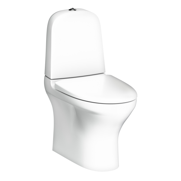 Toalettsete Gustavsberg GB1183002RW231G 8300, myk lukk, matt hvit 