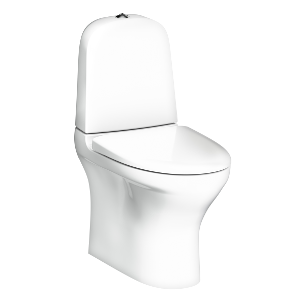 Toalettsete Gustavsberg GB1183002R1231 8300, myk lukk, hvit 