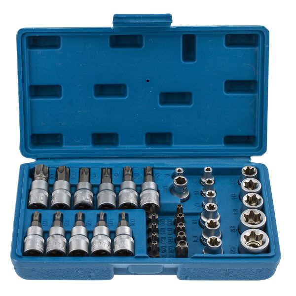 Socket og bit kit PELA 495625 35 dele 