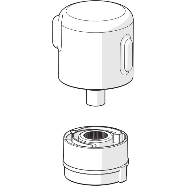 Strømningsknapp Oras 1008616V-33 for badekarkraner 