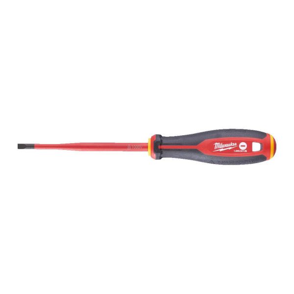 Skrutrekker Milwaukee Tri-Lobe VDE 3-sidet anti-rull håndtak SL 1,0 x 5,5 x 125 mm