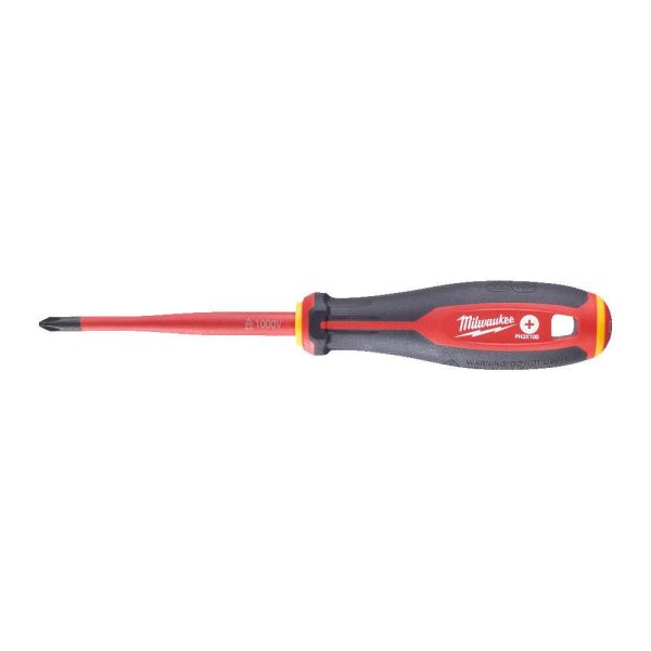 Skruetrækker Milwaukee Tri-Lobe VDE 3-sidet krængningsstabilisatorhåndtag PH2 x 100 mm