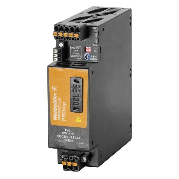 Strømforsyning Weidmüller PRO TOP1 1-fase 240 W, 24 V, 10 A