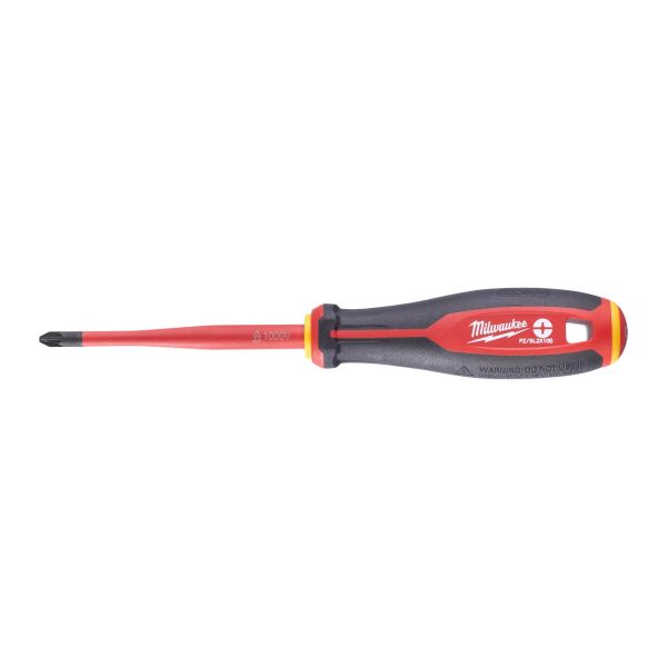 Skrutrekker Milwaukee Tri-Lobe VDE 3-sidet anti-rull håndtak PZ/ SL2 x 100 mm