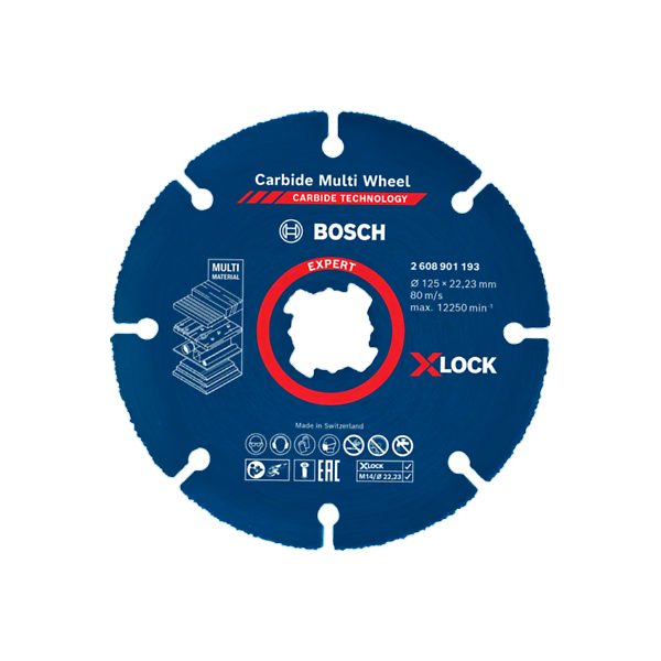 Katkaisulaikka Bosch Expert Carbide Multi Wheel X-LOCK  125 mm
