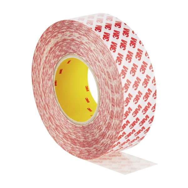 Tape 3M GPT-020F transparent, dobbeltsidig 50 mm x 50 m, 0,2 mm